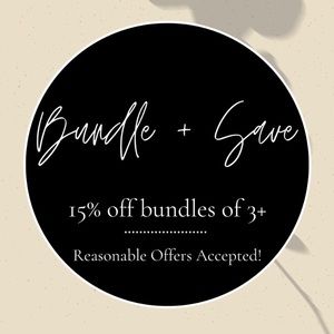 BUNDLE AND SAVE 15%